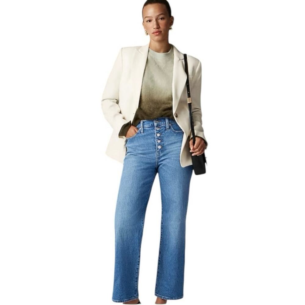 NWT J.CREW Full-Length Wide-Leg Jeans - Women’s Size 28